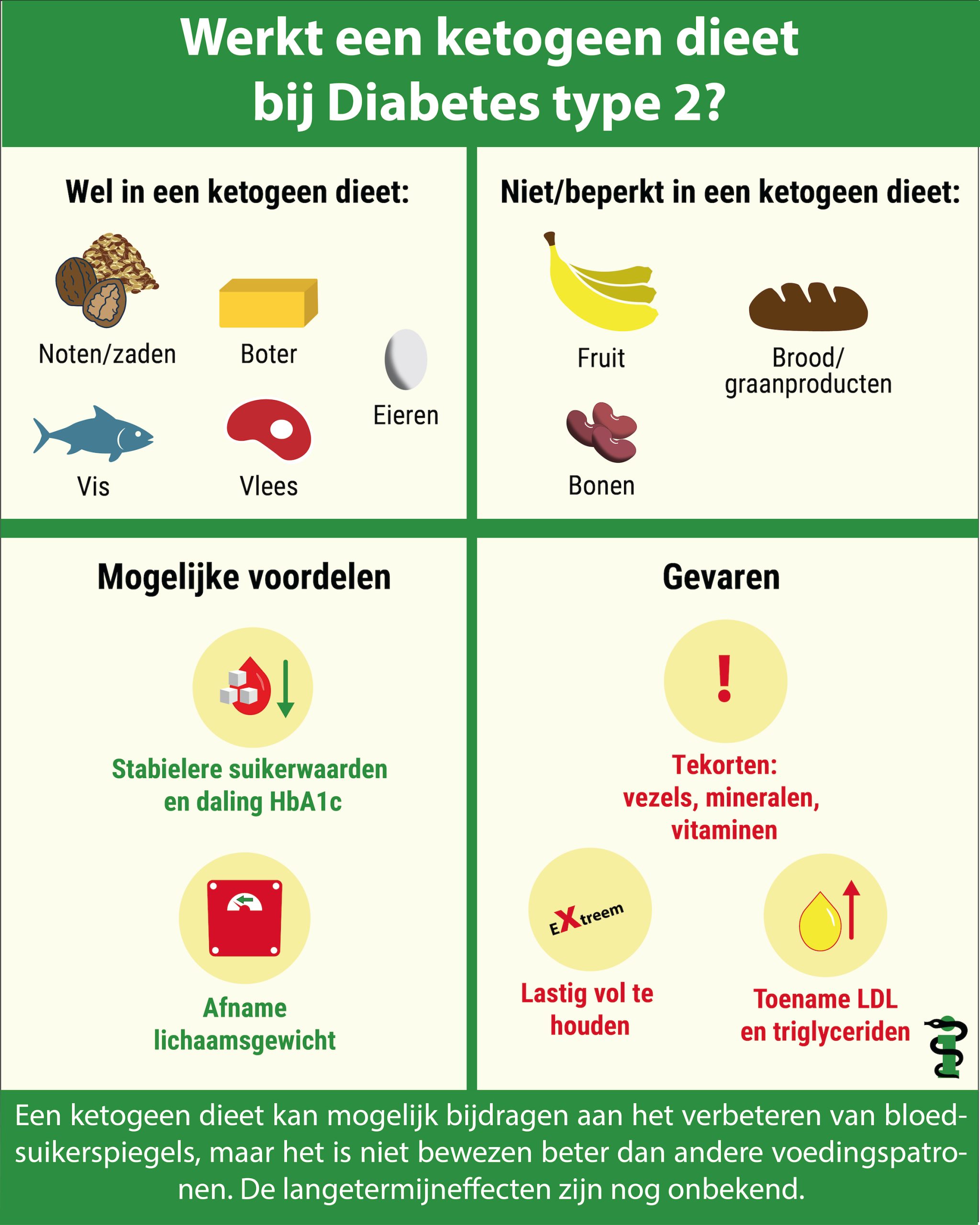 Ketogeen dieet infographic